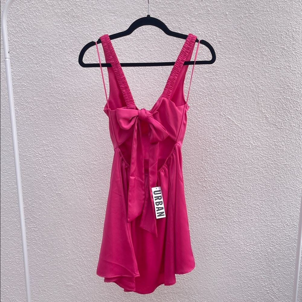 Pink Rose Vibrant Pink Dress